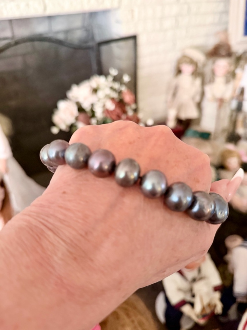 Tahitian pearl necklace